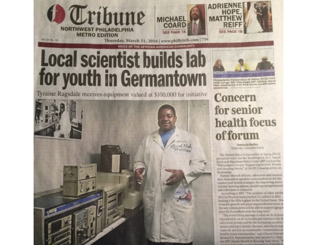 Scientist builds lab for youth 